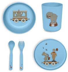 Nuuroo - Marius Set de luat masa PLA Dusty Blue (5715235036872)