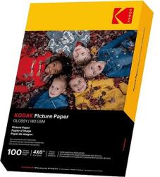 Kodak Fotópapír, tintasugaras, 10x15 cm, 180 g, fényes, KODAK "Fine Art" (100lap/csom) (LKO9891161)