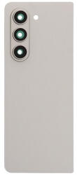 Samsung F946 Galaxy Z Fold5 akkufedél (hátlap) kamera lencsével és ragasztóval, fehér, cream (utángyártott)