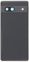  Google Pixel 7a akkufedél (hátlap) kamera lencsével, fekete (gyári)