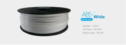 3D FILAMENT 1, 75mm ABS Fehér (1kg-os tekercs) (3DFILAMABS175WH) - jatekotthon