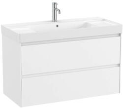 Roca Ona két fiókos alsószekrény kerámia mosdóval 100x46 cm, matt fehér A851693509 (A851693509)