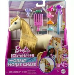 Mattel Barbie Mysteries: Nagy pónikaland játékszett - Világosbarna HXJ29