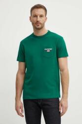Ralph Lauren pamut póló zöld, férfi, nyomott mintás - zöld XXL
