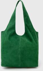 Answear Lab velúr táska zöld - zöld Univerzális méret - answear - 22 990 Ft