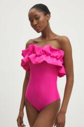 ANSWEAR egyrészes fürdőruha rózsaszín, enyhén merevített kosaras - rózsaszín XS - answear - 24 990 Ft