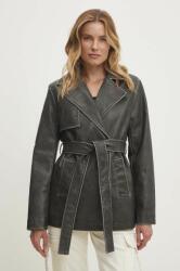 Answear Lab rövid kabát női, szürke, átmeneti - szürke S - answear - 36 990 Ft