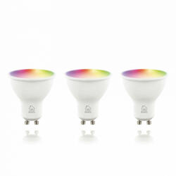 DELTACO SMART HOME SH-LGU10RGB-3P RGB, spot, 3db/csomag Izzó (SH-LGU10RGB-3P) - bbmarket