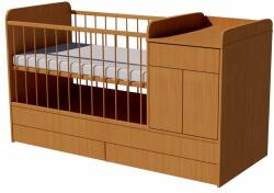  Bogi Uno 3in1 baba kombi kiságy 120×60 cm ágyneműtartóval - Bükk