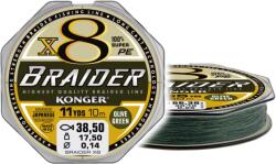 KONGER braider x8 olive green 0.04/10m (250012004) - nextfish