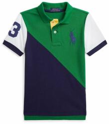 Ralph Lauren gyerek pamut póló zöld, mintás, 322942107001 - zöld 94-100