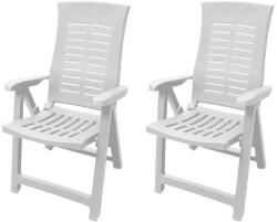  Osnat összecsukható kerti szék Fehér - 2db