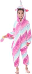 SENNVF Pijama dintr-o bucata pentru copii, in forma de unicorn, SENNVF, multicolor, marime 110, 4-5 ani