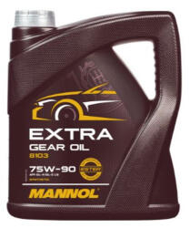 Mannol 75W-90 EXTRA Getriboel, szintetikus váltó olaj, hajtómű olaj 4 literes 8103