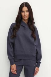 HUGO BOSS felső sötétkék, női, sima, kapucnis, 50522096 - sötétkék L