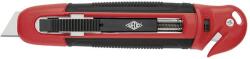WEDO Univerzális kés, 18 mm, fóliavágóval, WEDO, Safety piros/fekete (78805)