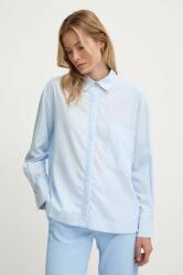 ANSWEAR ing női, galléros, relaxed - kék M - answear - 10 990 Ft