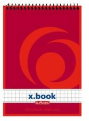 Herlitz Spirálblokk A6 / 50 lap kockás