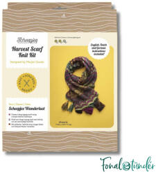 Scheepjes Harvest Scarf knit kit - sál minta + fonal csomag- angol