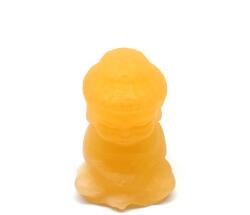 R. M. ékszer Ásványok Figura Kalcit narancs Buddha 4cm (010572)