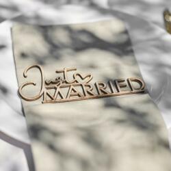 Ginger Ray Decorațiune de masă din lemn - Just Married