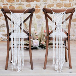 Ginger Ray Decorațiune pentru scaun - Macrame 2 buc