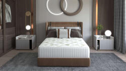 Somnart Saltea cu memorie Somnart Memory Ultimate 160x200, inaltime 24 cm, husa cu Aloe Vera, cu manere, fermitate mare (SAL.MEM.ULTIMA.160X200X24) Saltea