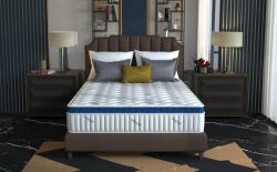Somnart Saltea cu arcuri Somnomed Complete Care 4Family 140x200, inaltime 26 cm, spuma cu memorie, husa tratament antifungic, fermitate mediu-tare, sistem aerisire 3D (SAL.ARC.SMND.140X200X26) Saltea