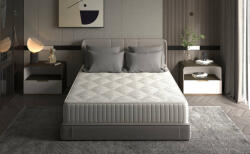 Somnart Saltea cu memorie Somnart Silver Relax 160x200, inaltime 24 cm, husa cu ioni de argint, cu manere, fermitate medie (SAL.MEM.RELAX.160X200X24) Saltea