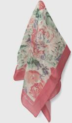 Lauren Ralph Lauren selyem kendő rózsaszín, mintás, 454943685 - rózsaszín Univerzális méret