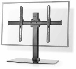Nedis Fuld Motion TV Stand | 32-65 " | Maksimal vægt: 45 kg | Vipbar | Kan drejes | Justerbare forudfastsatte højder | Glas / Stål | Sort
