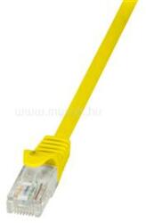 LogiLink Patch kábel Econline, Cat. 6, U/UTP, sárga, 0, 5 m (LOGILINK_CP2027U) (LOGILINK_CP2027U)