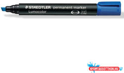  Alkoholos marker 2-5mm, vágott hegyű, Lumocolor 350 Staedtler kék (21383)