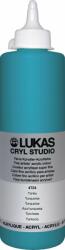 LUKAS Cryl Studio Plastic Bottle Vopsea acrilică Turquoise 500 ml 1 buc (747240500)