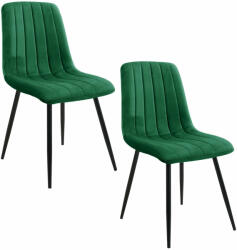  2x szék sj. 9 üveg zöld (2xCSJ.9-BG)