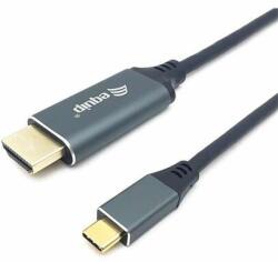 Equip Kábel - 133415 (USB-C to HDMI, apa/apa, 4K/60Hz, aluminium (133415)
