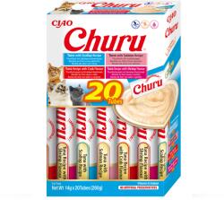 Inaba Foods Churu Cat Varieties Recompense Cremoase cu Ton si Fructe de Mare 20 Buc - shop4pet