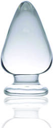 Guilty Toys Dop Anal Glass Plug No. 4, Sticla Premium, Transparent, 10.5 cm, Guilty Toys, Sexxify