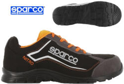 Sparco Munkavédelmi cipő SPARCO - NITRO S3 szürke 48-as (752248NRGR)