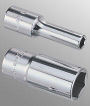 Genius Tools Dugókulcs - crowafej 1/2" 6 lap hosszú 08 mm Genius (427808)