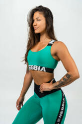 Nebbia Medium-Support Criss Cross Sports Bra green Női melltartó XS