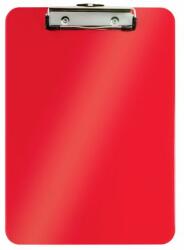 Leitz Clipboard Leitz WOW, simplu, PS, A4, 100 coli, rosu (ESS39710026)