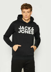 JACK & JONES Bluză Corp Logo 12152840 Negru Regular Fit