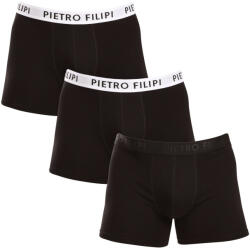 Pietro Filipi 3PACK Férfi boxeralsó Pietro Filipi fekete (3BCL007) XL