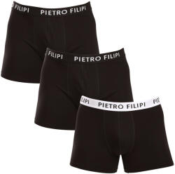 Pietro Filipi 3PACK Férfi boxeralsó Pietro Filipi fekete (3BCL006) XL