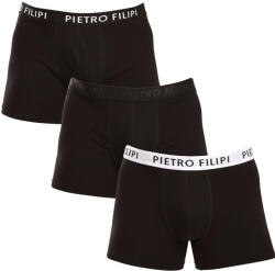 Pietro Filipi 3PACK Férfi boxeralsó Pietro Filipi fekete (3BCL004) XL
