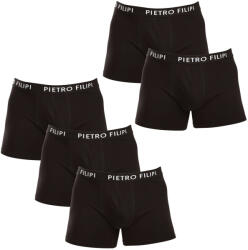 Pietro Filipi 5PACK Férfi boxeralsó Pietro Filipi fekete (5BCL002) L