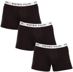 Pietro Filipi 3PACK Férfi boxeralsó Pietro Filipi fekete (3BCL003) M