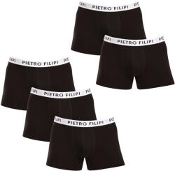 Pietro Filipi 5PACK Férfi boxeralsó Pietro Filipi fekete (5BCL003) L