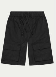 Coccodrillo Pantalon scurți din material WC4119503HBJ Negru Regular Fit